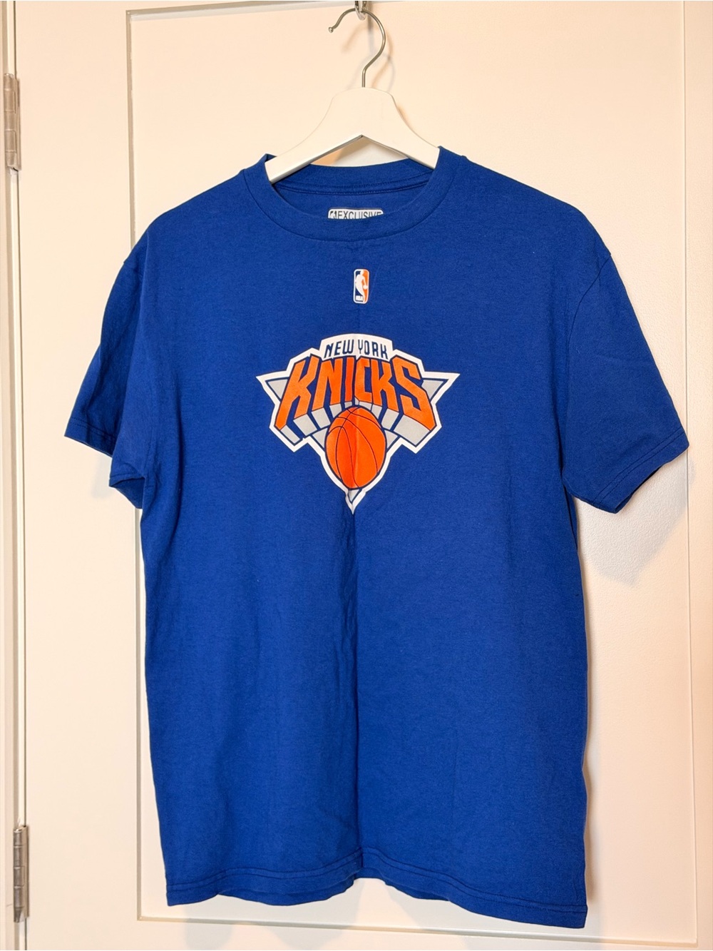 NBA Royal Blue Knicks Logo Short Sleeve Tee